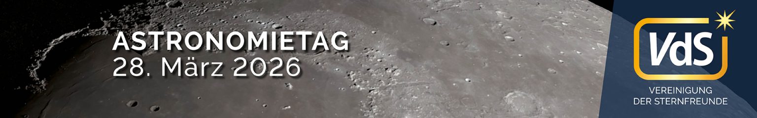 VdS Astronomietag 2026 Banner VdS WP mit Termin